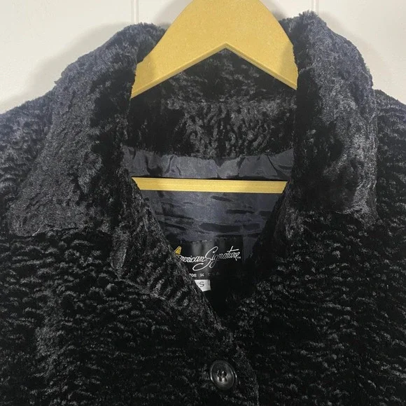 Vintage Black‎ Crushed Textured Velvet Jacket Blazer Small Goth Dark academia - Picture 2 of 14